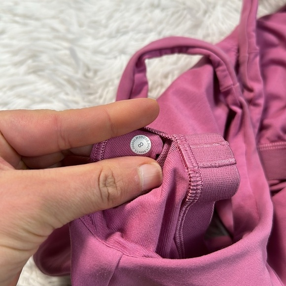 Lululemon Nulu Front-Darting Yoga Bra *Light Support, B/C Cup Pink Blossom - Picture 4 of 5